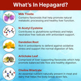 Hepagard Natural Liver Support Supplement with NAC, Vegan, Gluten-Free 30 Count (Pack of 1)